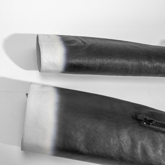 New Ann Demeulemeester ombré knee high boots - Picture 6 of 7